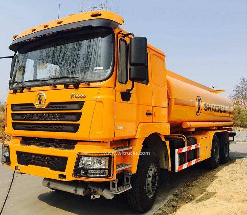 10 wheel Shacman 25cbm fuel tank truck