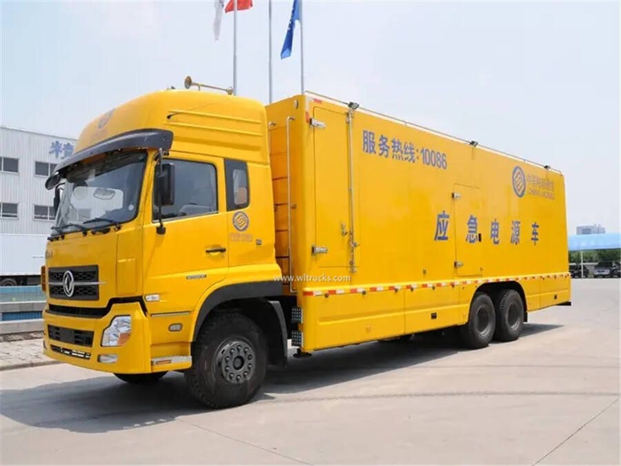 10 wheels Dongfeng Kinland mobile emergency power supply vehicle
