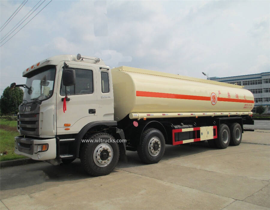 12 wheel JAC 30000 liters fuel tank truck