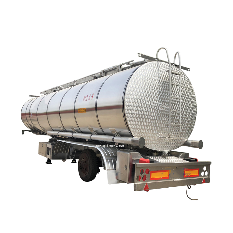 3 alxe 42000L Edible Oil Transport Semi trailer