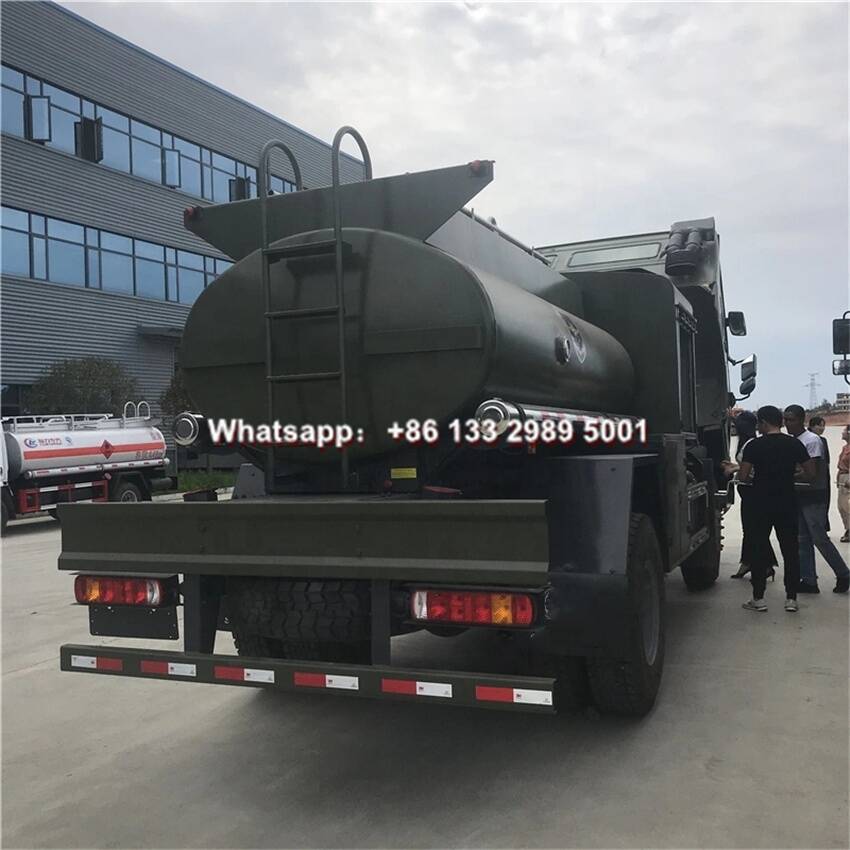 4x4 HOWO 12000 liters Aircraft fuel truck