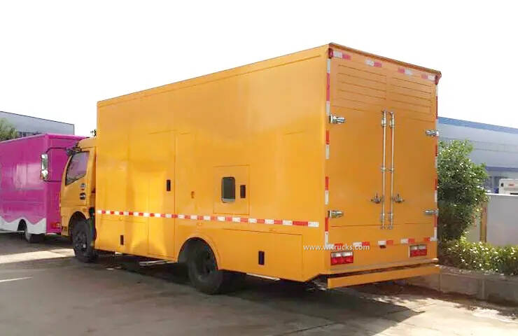 5 meters long box Mobile Emergency Power bank Vehicle