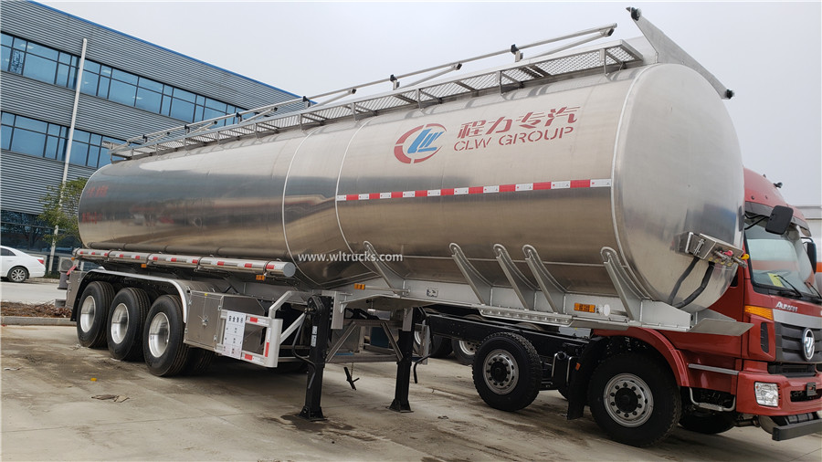 50m3 aluminum alloy fuel tank semi trailer