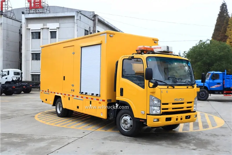 6 wheel Isuzu mobile emergency power truck