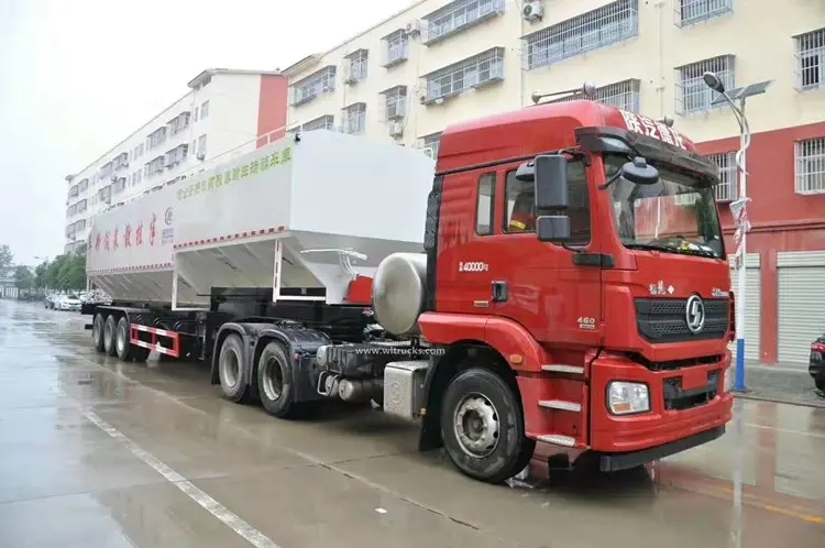 60cbm bulk feed truck semi trailer
