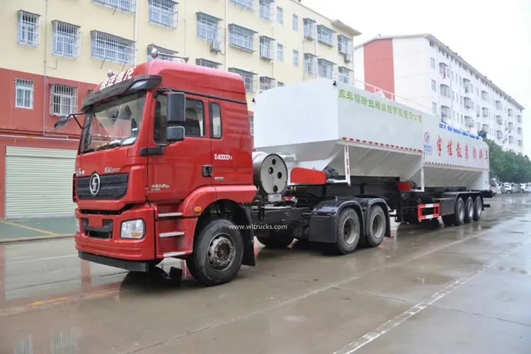 60m3 bulk feed truck semi trailer