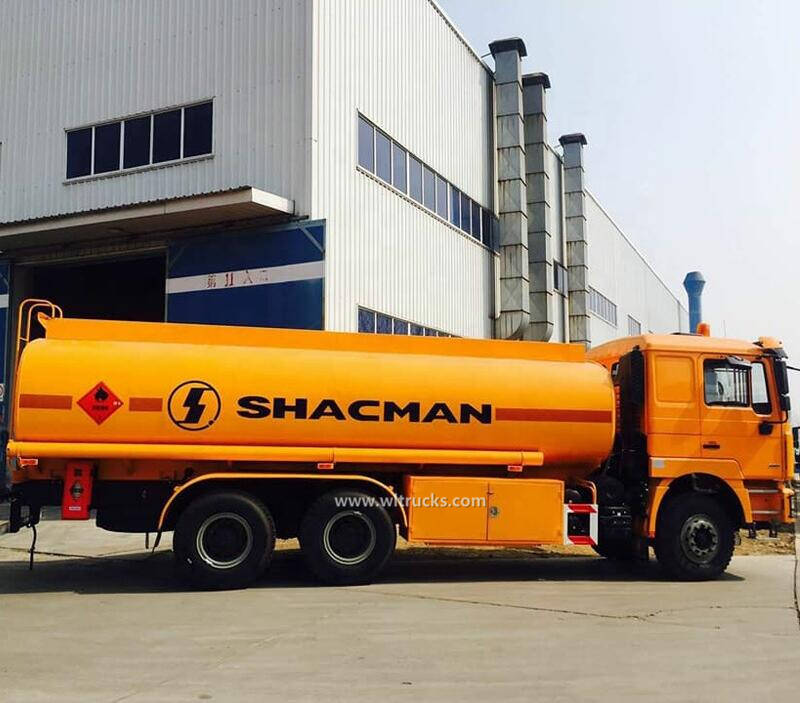6x4 Shacman 25000 liters fuel tanker truck