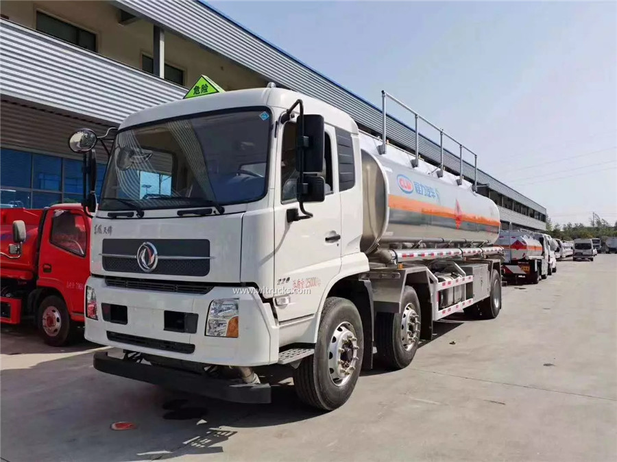 Dongfeng 20cbm aluminum fuel tank truck