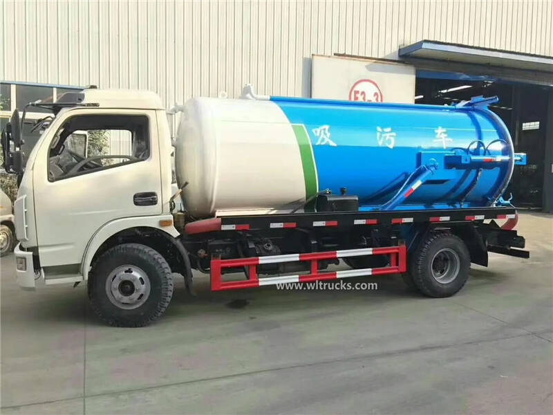 Dongfeng 8cbm Vacuum sewage truck