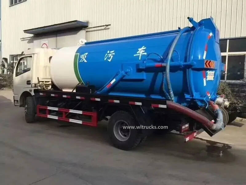 Dongfeng 8m3 Vacuum sewage truck