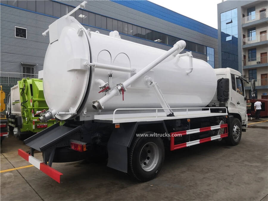 Dongfeng KR brand 10m3 sewage suction truck