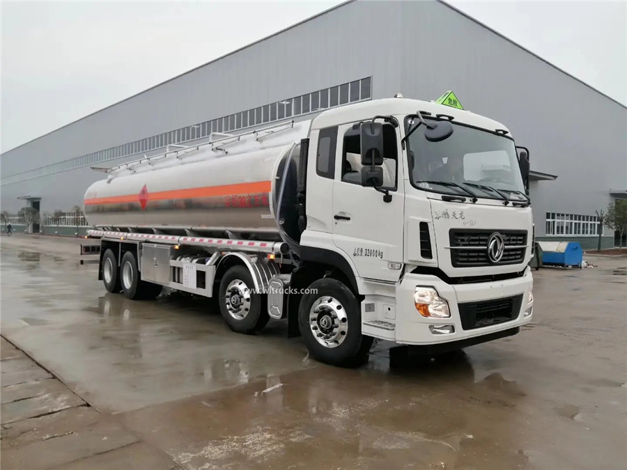 Dongfeng Kinland 30000L aluminum fuel bowser truck