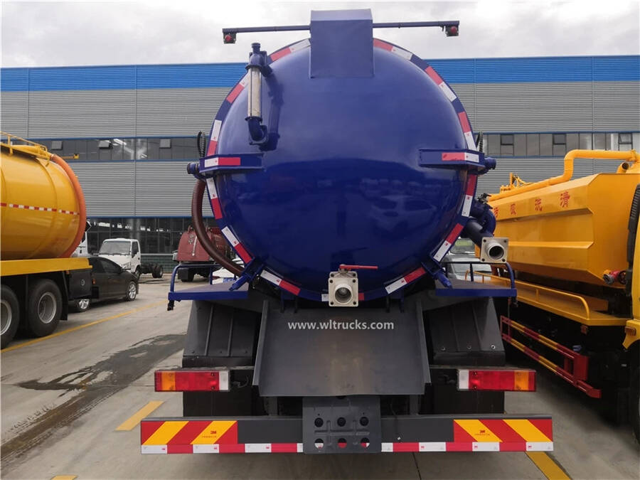 Dongfeng Kinrun 12 ton vacuum sewage suction truck