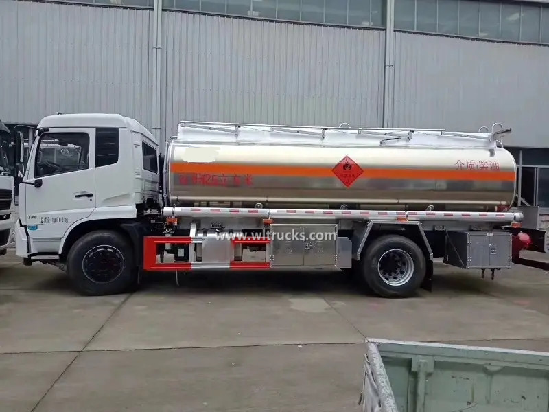 Dongfeng Kinrun 16000 liters aluminum fuel tank truck