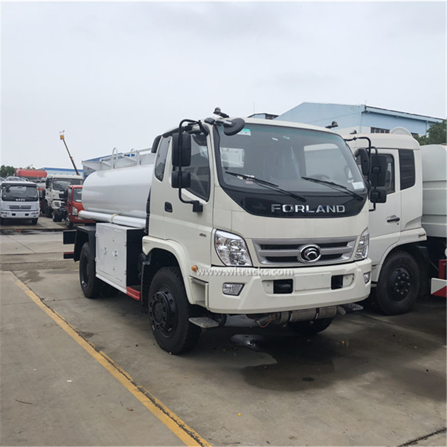 Euro 3 Foton 6000L vegetable oil tanker truck