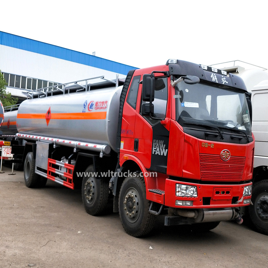 Euro IV FAW 25000liters fuel tanker truck