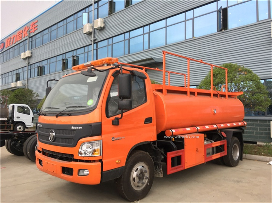 Euro IV Foton Aumark 5000L diesel tanker truck