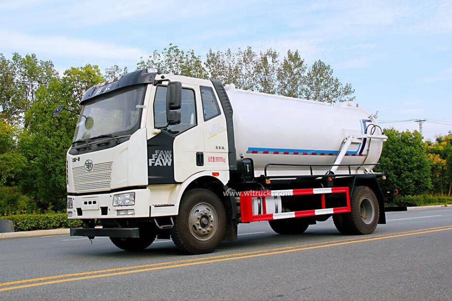 FAW 14m3 sewage clean truck