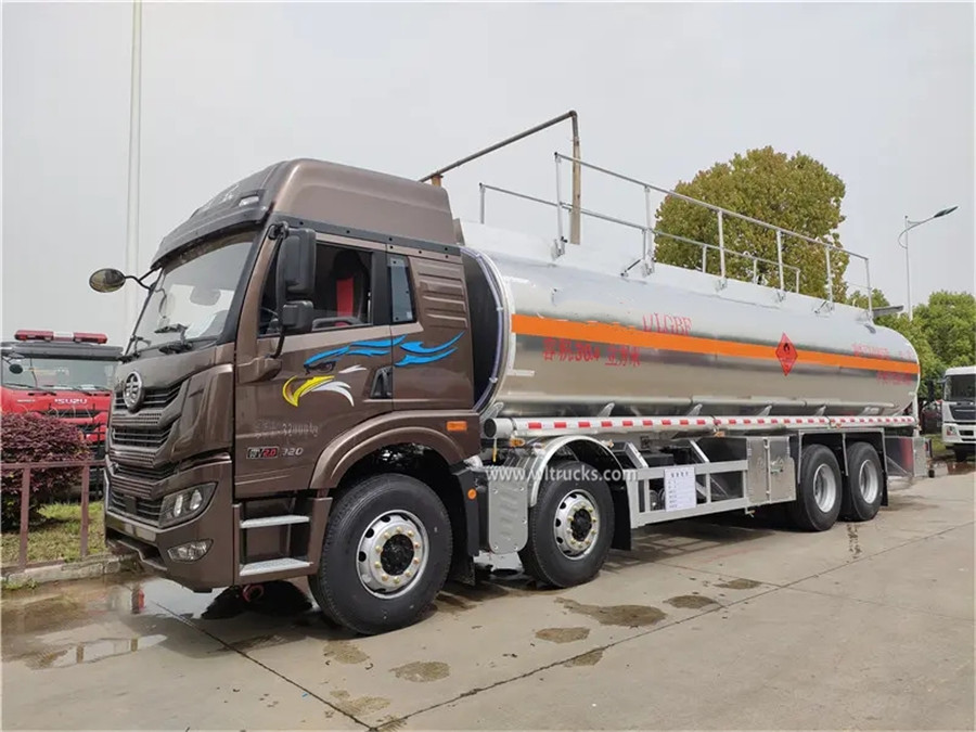 FAW 32000L aluminum fuel tanker truck