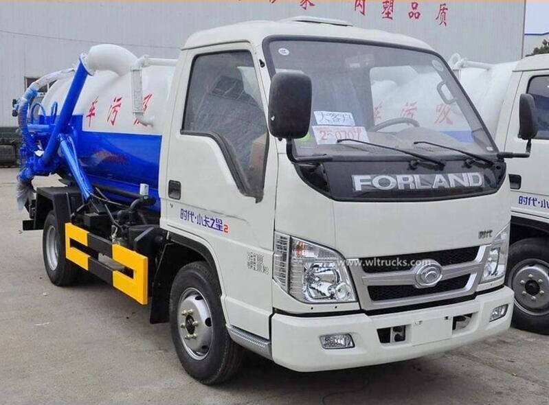 Forland 3000L sewage pump truck