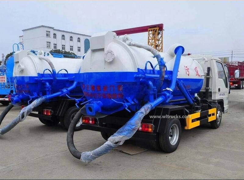 Forland 3cbm vacuum sewage suction truck