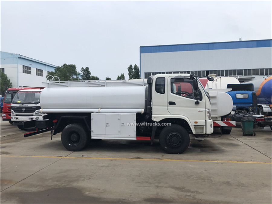 Foton 6000 liters vegetable fuel tanker truck