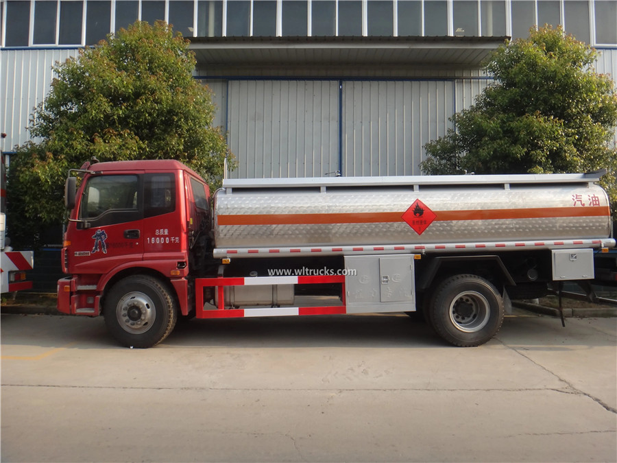 Foton Auman 16000L stainless steel mobile fuel truck