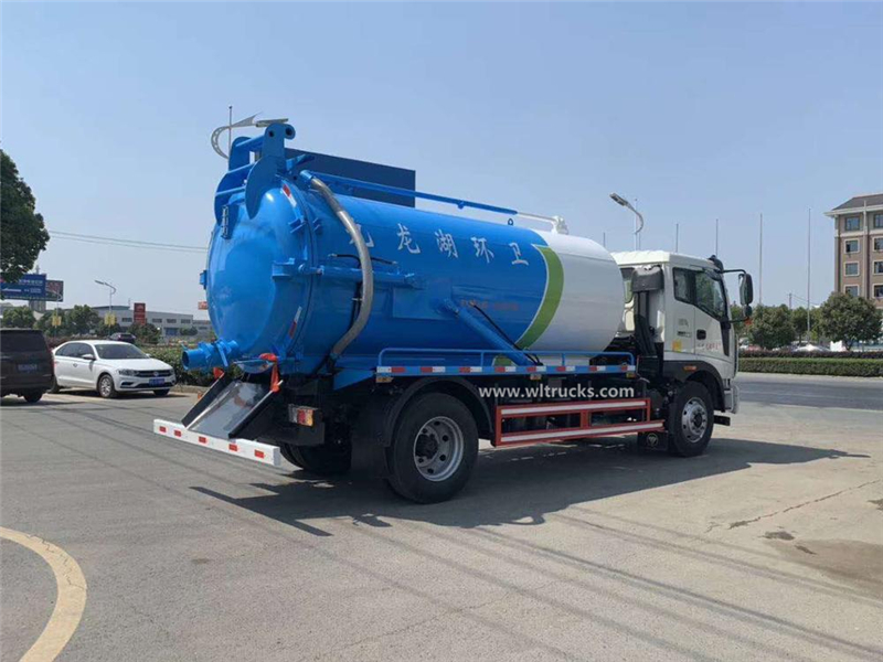 Foton auman 12000L vacuum sewage truck