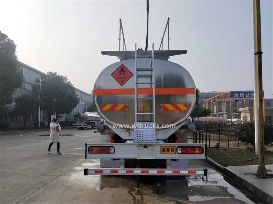 HOWO 25000L aluminum alloy fuel tank truck