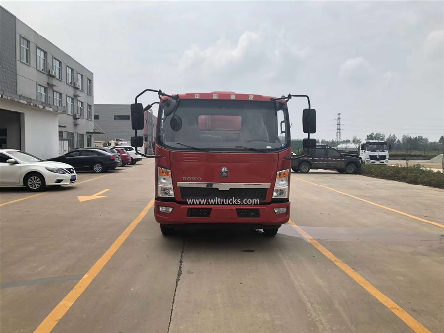 Howo 5 ton cleaning and sewage suction combined jetting truck