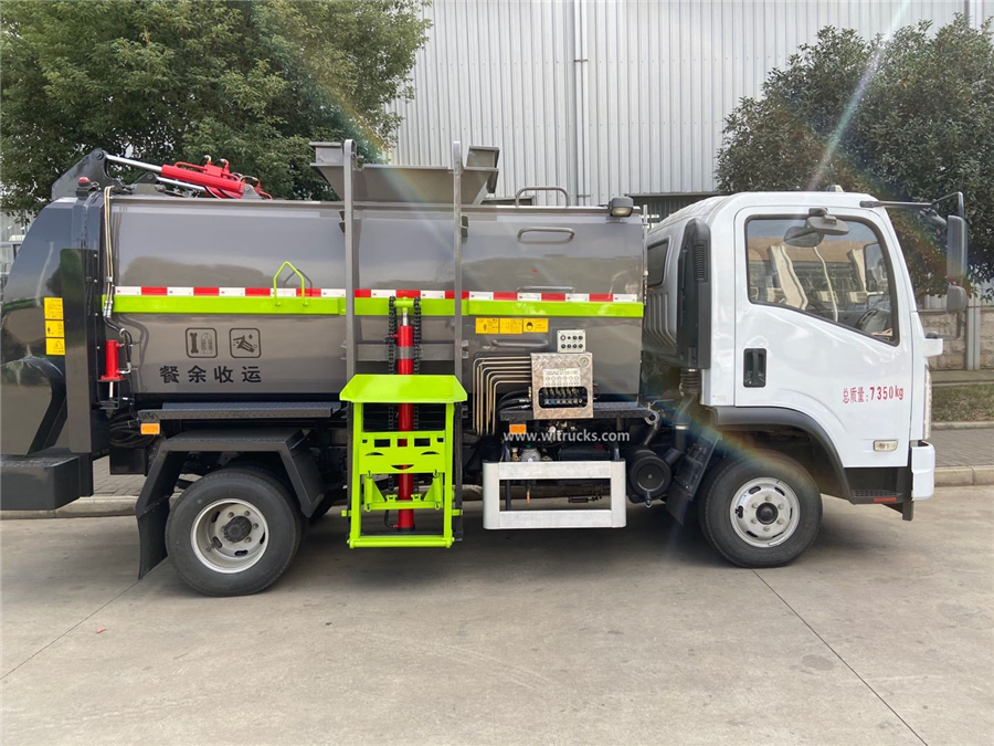 Isuzu 7000L Kitchen compactor garbage collection truck