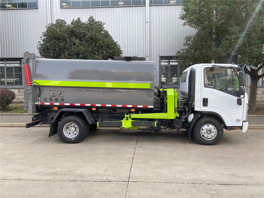 Isuzu Kitchen compactor garbage collection truck