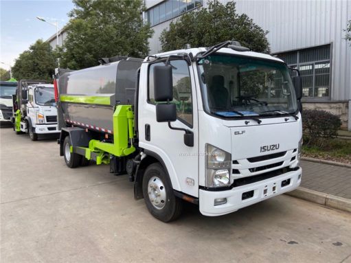 Isuzu Npr 7m3 Kitchen garbage collection truck - fuel truck,sewage ...
