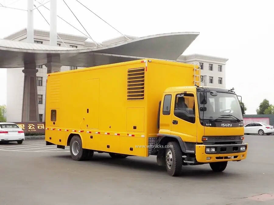 Isuzu ftr emergency electric power supply truck