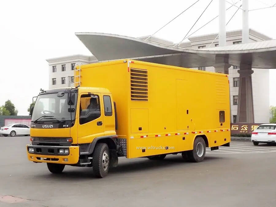 Isuzu ftr emergency electric power supply vehicle