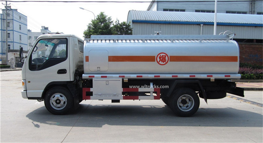 JAC 6000 liters oil gasoline tanker truck