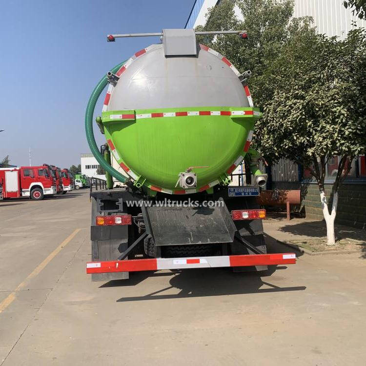 Shacman 15cbm vacuum sewage suction truck