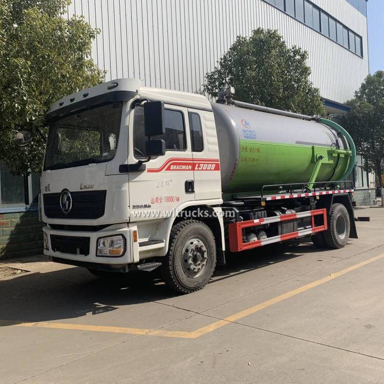 Shacman 15m3 vacuum tank truck