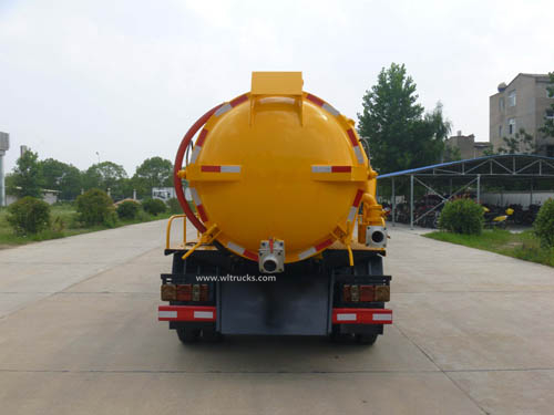 Yuejin 5000 liters sewage suction truck