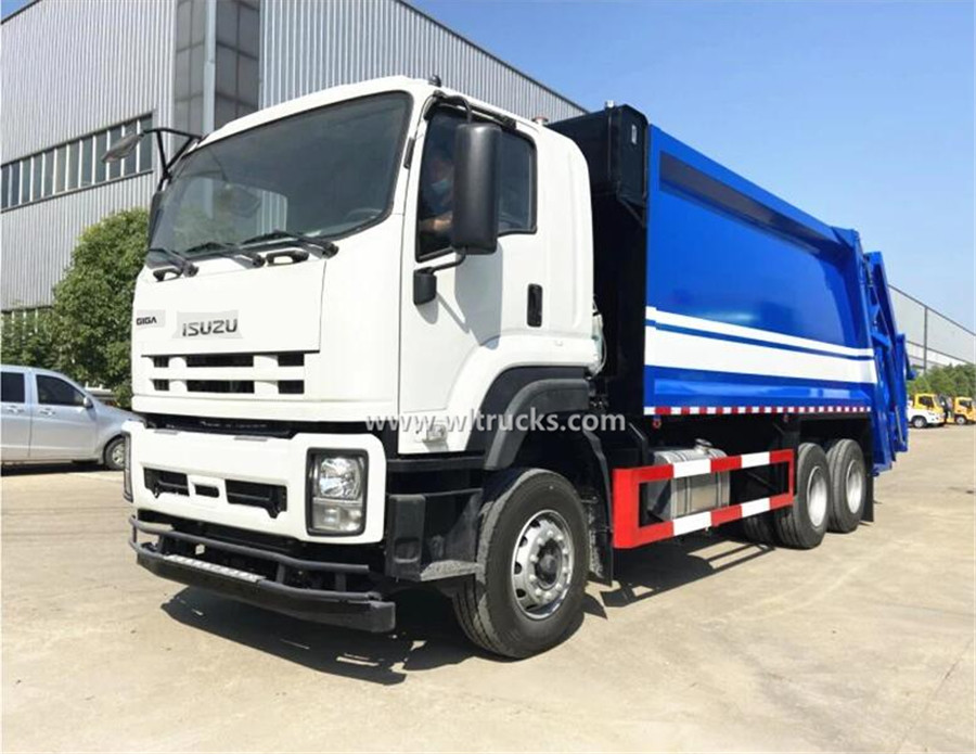 10 tire ISUZU GIGA 18 ton compactor for waste truck