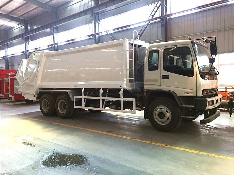 10 tyre ISUZU FVZ 20000L compactor trash collection truck