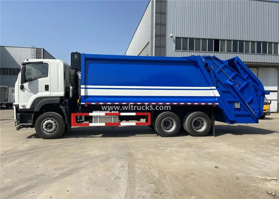 10 tyre ISUZU GIGA 18000L compactor for refuse truck
