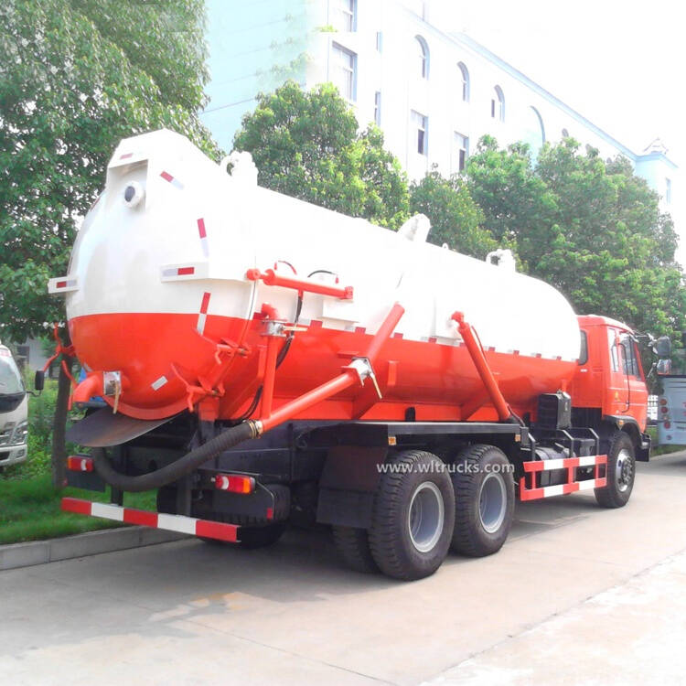 10 wheel 18000L vacuum sewage suction truck