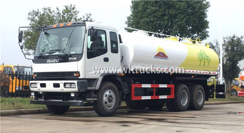 10 wheel ISUZU FVZ 16000 liters vacuum sewage suction truck
