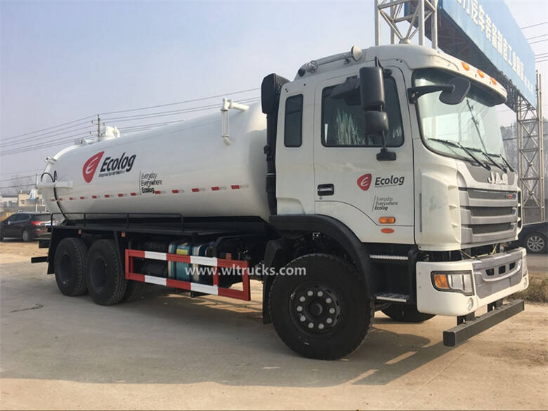 10 wheel JAC 18000L sewer suction truck