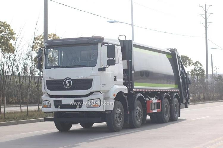12 tire Shacman 20m3 compactor refuse garbage truck