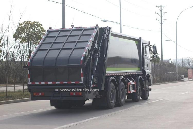 12 tyre Shacman 20000L compactor trash garbage truck