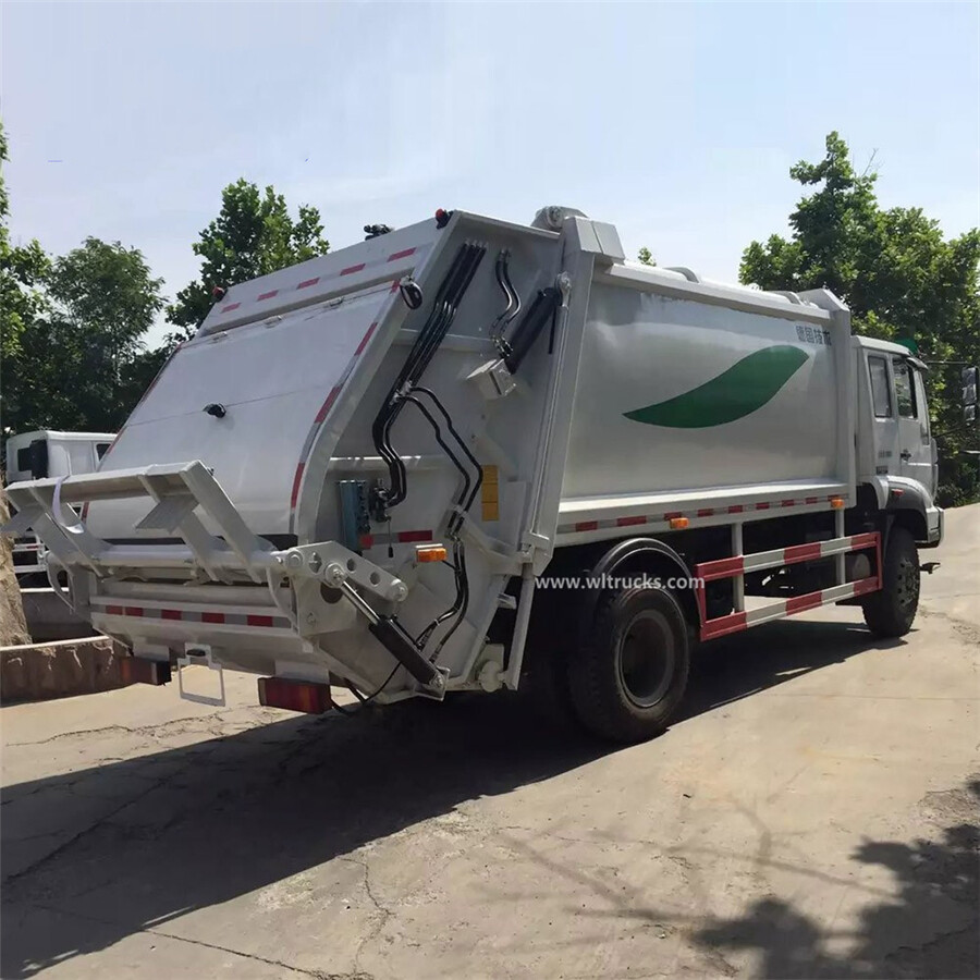 4x2 Sinotruk Steyr 15 cubic meters compactor trash truck