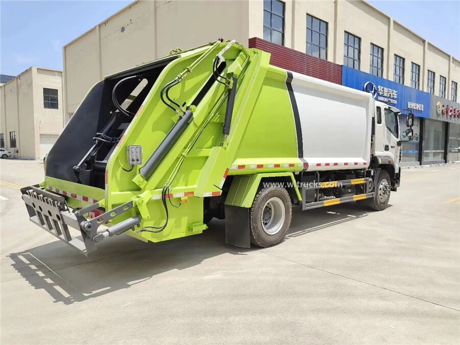 6 tyre Foton Rowor 14cbm compactor garbage collection truck