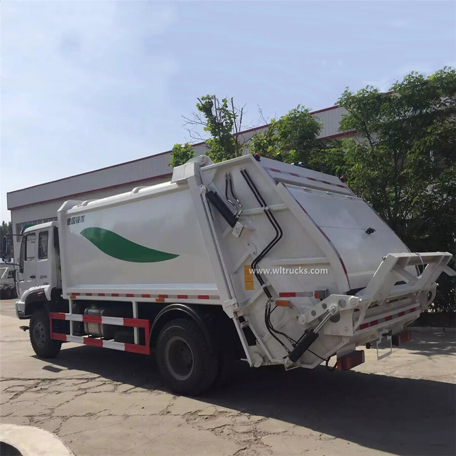 6 tyre Sinotruk Steyr 15000L compactor refuse truck